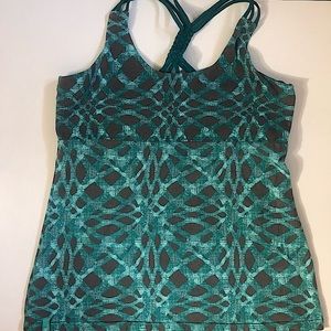 Bloom braided racerback active top